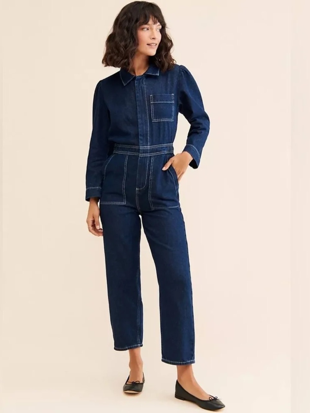 NWT Seventy + Mochi denim jumpsuit - Picture 5 of 7